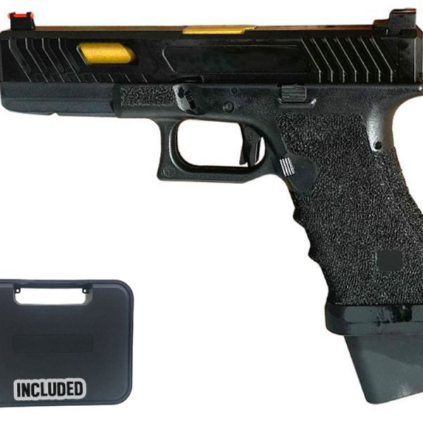 Pistol airsoft GBB ACL Custom 17 Series JW3 Black A34-2 – platformă Glock 17, full metal