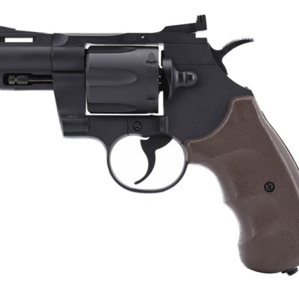 Revolver airsoft Hwasan 1312 CO2 2.5 inch Full Metal Brown Grip