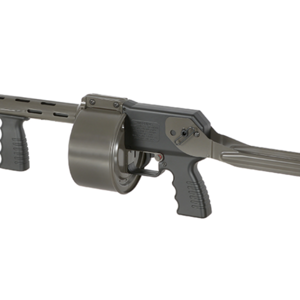 Shotgun airsoft APS Striker-12 Street Sweeper MK-2 – revolver gas shell-fed