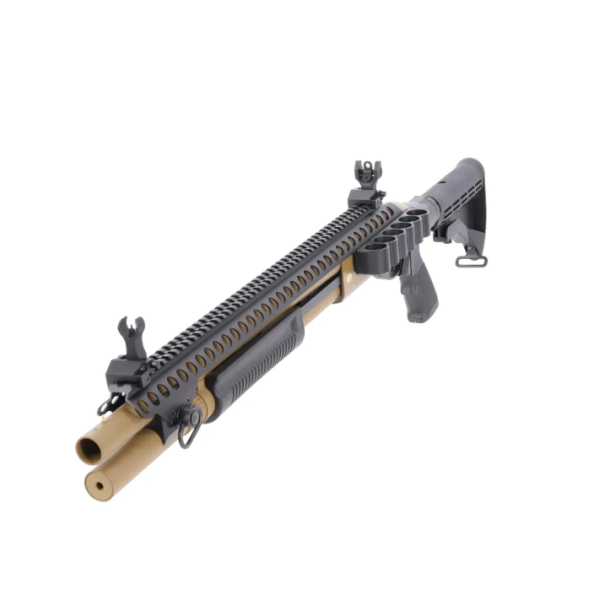 Shotgun airsoft Specna Arms SA-VGS8 VAPOR Half-Tan – pump-action Green Gas 3/6 BB