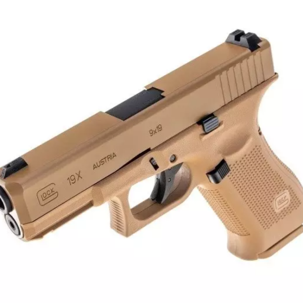 Pistol airsoft GBB Glock 19X Coyote Umarex – licențiat oficial Glock