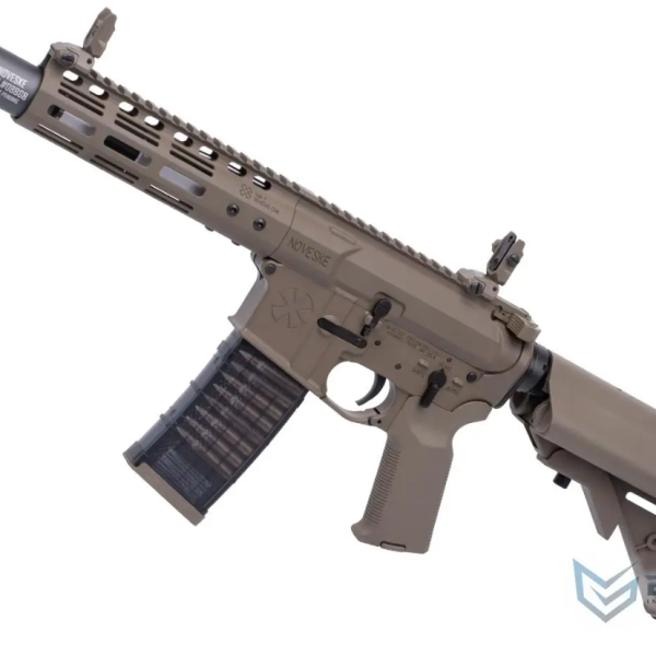 Pușcă de asalt airsoft GBBR Noveske N4 CGS PDW 7" Dark Earth – EMG / CYMA MWS