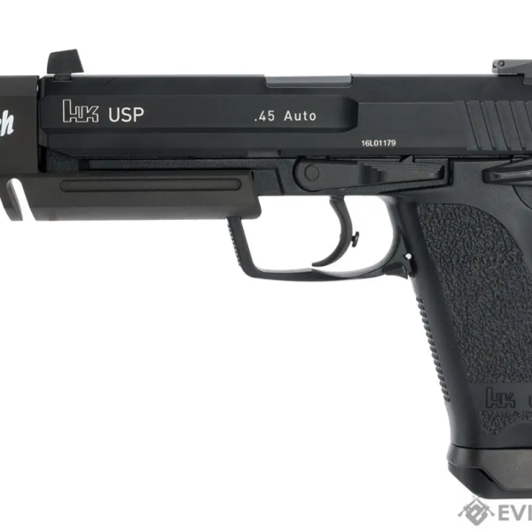 Pistol airsoft GBB Heckler & Koch USP .45 Match Umarex / KWA – 425 FPS, licențiat HK