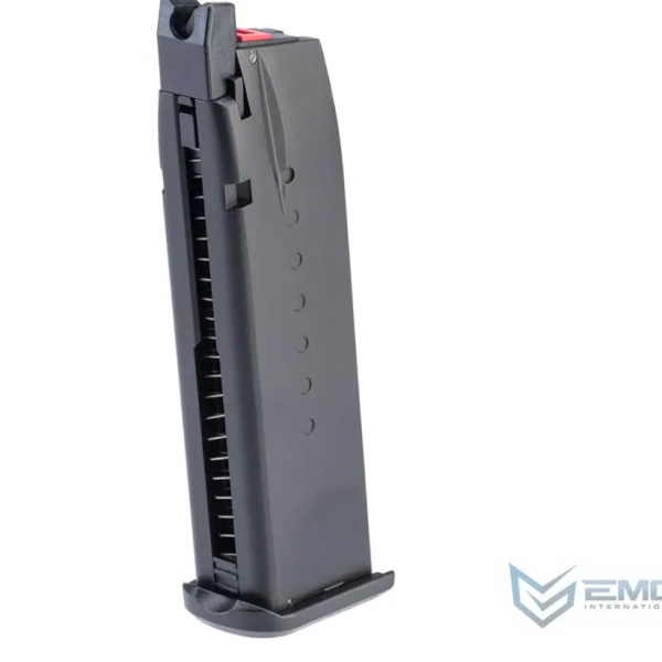 Încărcător pistol airsoft CO₂ 25 bile Hudson H9 – EMG / WE, Black