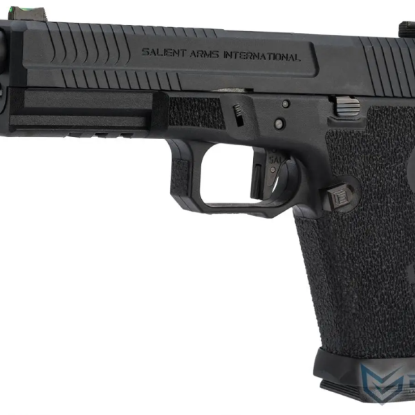 Pistol airsoft GBB Salient Arms BLU Standard Iron Grey EMG – Brass Mag Catch, VSR Hop-Up, 330 FPS
