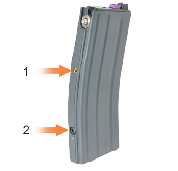 Încărcător airsoft GBB / HPA 30 bile AR15 M4 MWS – CGS STANAG, low-cap