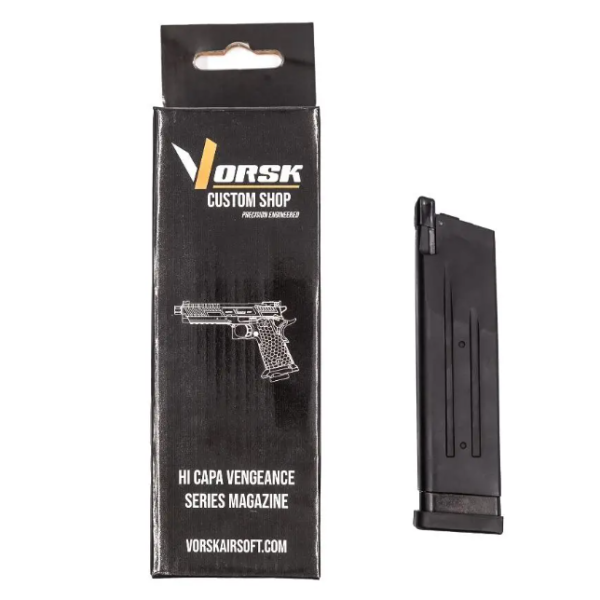 Încărcător pistol airsoft GBB 23 bile Hi-Capa 5.1 / 4.3 – Vorsk, Black